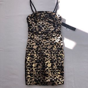 Brand New w tags, Cheetah print sequin dress!!